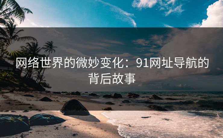 网络世界的微妙变化：91网址导航的背后故事